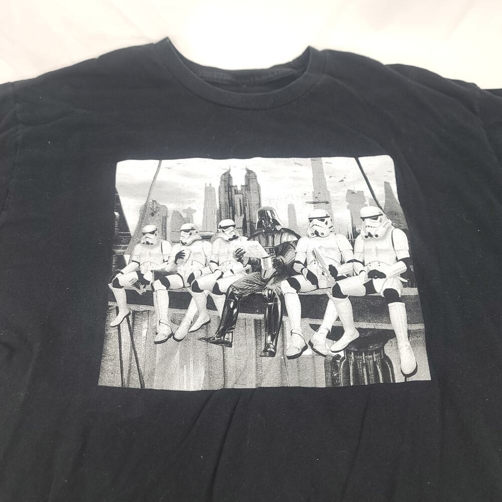 Star Wars Short Sleeve Crew Neck Casual T-Shirt Adult Mens Size 2XL Black